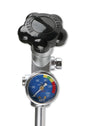 NOS® 5 LB. BOTTLE SUPER HI-FLOW VALVE ASSEMBLY WITH SIPHON TUBE & GAUGE - 10 Second Racing