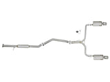 Takeda® (13-17) Accord Sedan 2-1/2" to Dual 1-3/4" 304SS Cat-Back System