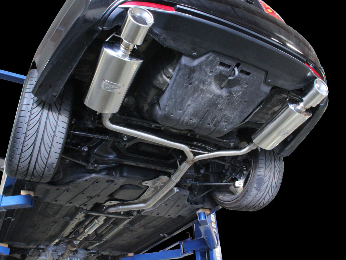 Takeda® (13-17) Accord Sedan 2-1/2" to Dual 1-3/4" 304SS Cat-Back System