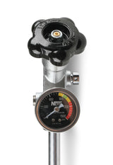 NOS® 10 LB. BOTTLE SUPER HI-FLOW VALVE ASSEMBLY WITH SIPHON TUBE & GAUGE - 10 Second Racing