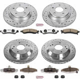 Power Stop® (88-96) Corvette Z26 Street Warrior Brake Kit - 10 Second Racing