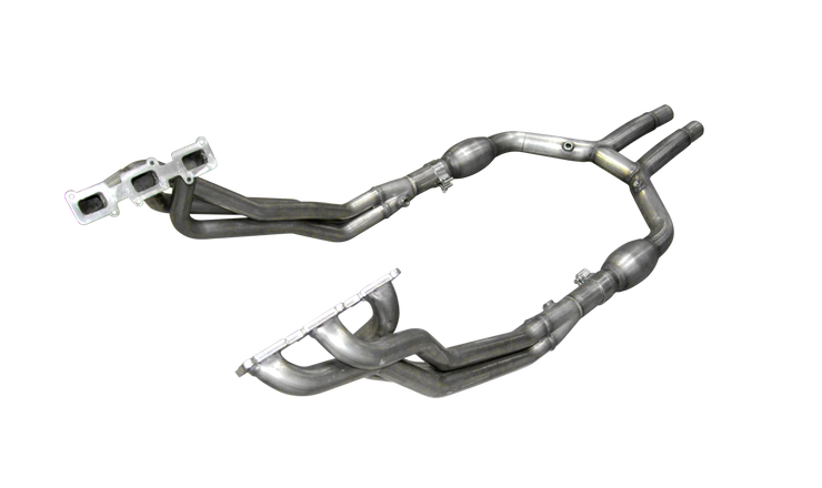 American Racing Headers® (11-14) Mustang V6 304SS 1-3/4" x 2-1/2" Long Tube Headers with Mid-Pipes