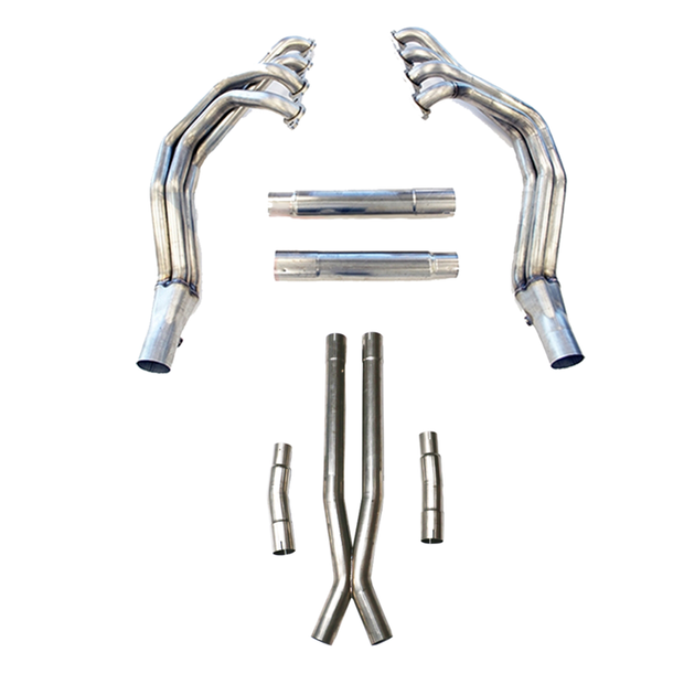 Texas Speed® (01-04) Corvette C5 304SS 1-3/4" Long Tube Headers with Catless X-Pipe