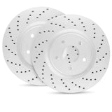 R1 Concepts® (19-24) Audi Q3/Quattro GEOMET® Drilled Vented Rear Brake Rotors