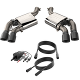 QTP® (16-24) Camaro SS 304SS 2.75" Screamer  Axle-Back System with 4" OD Quad Valvetronic Tips