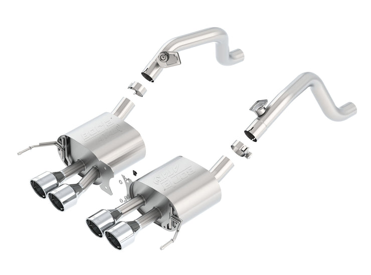 Borla® (14-19) Corvette Stingray ATAK™ 304SS Axle-Back Exhaust System without AFM/NPP - 10 Second Racing