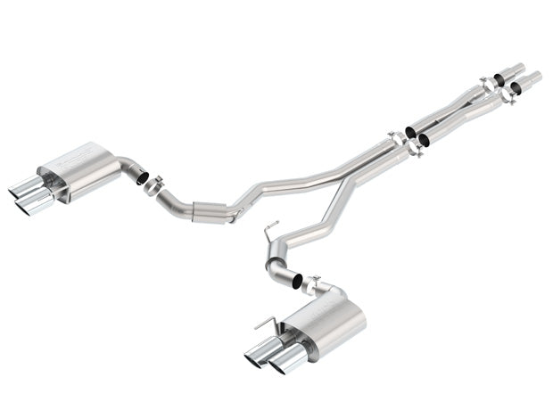 Borla® (18-22) Mustang GT S-Type 3" 304SS Cat-Back System without AEV - 10 Second Racing