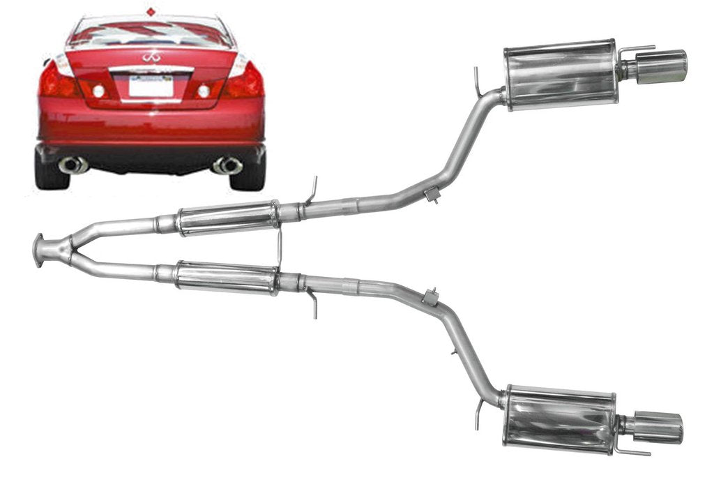 Stillen® (06-10) Infiniti M35 304SS 3" Cat-Back Exhaust System