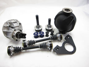 The Driveshaft Shop® (15-20) Charger Hellcat/SRT Automatic 9-Inch Direct Bolt-in Rear Conversion Kit - includes Axles and Driveshaft 