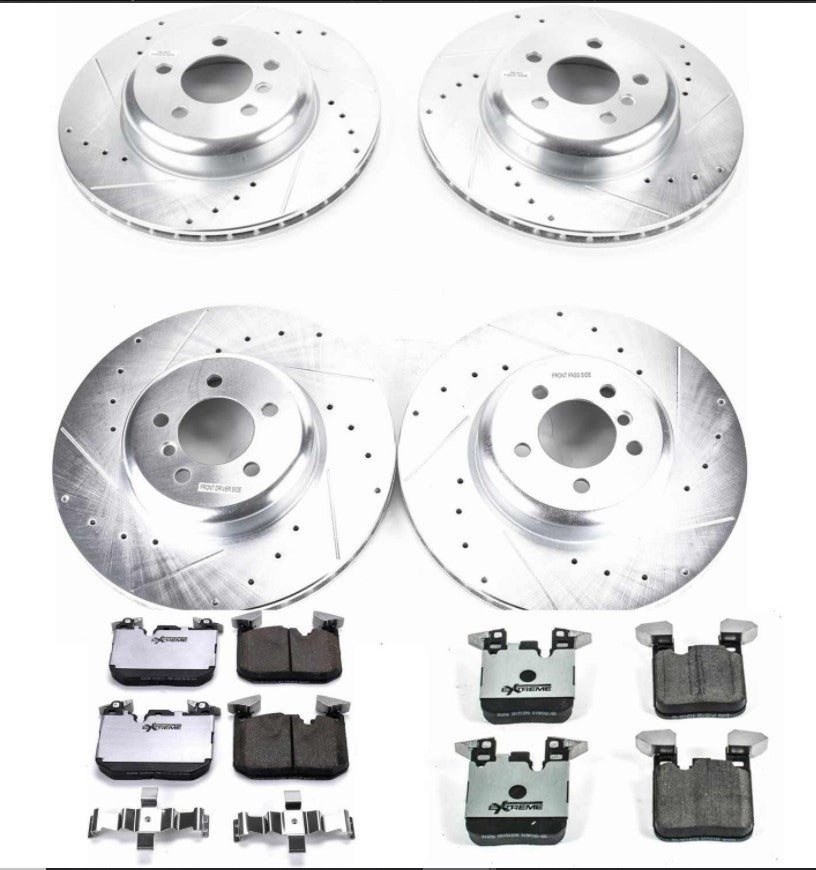 Power Stop® (12-17) BMW 3/4 Series Z26 Street Warrior Brake Kit - 10 Second Racing
