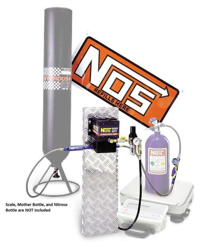 NOS® NITROUS REFILL PUMP STATION - PARTIAL KIT (SCALE MUST BE PURCHASED SEPARATELY) - 10 Second Racing