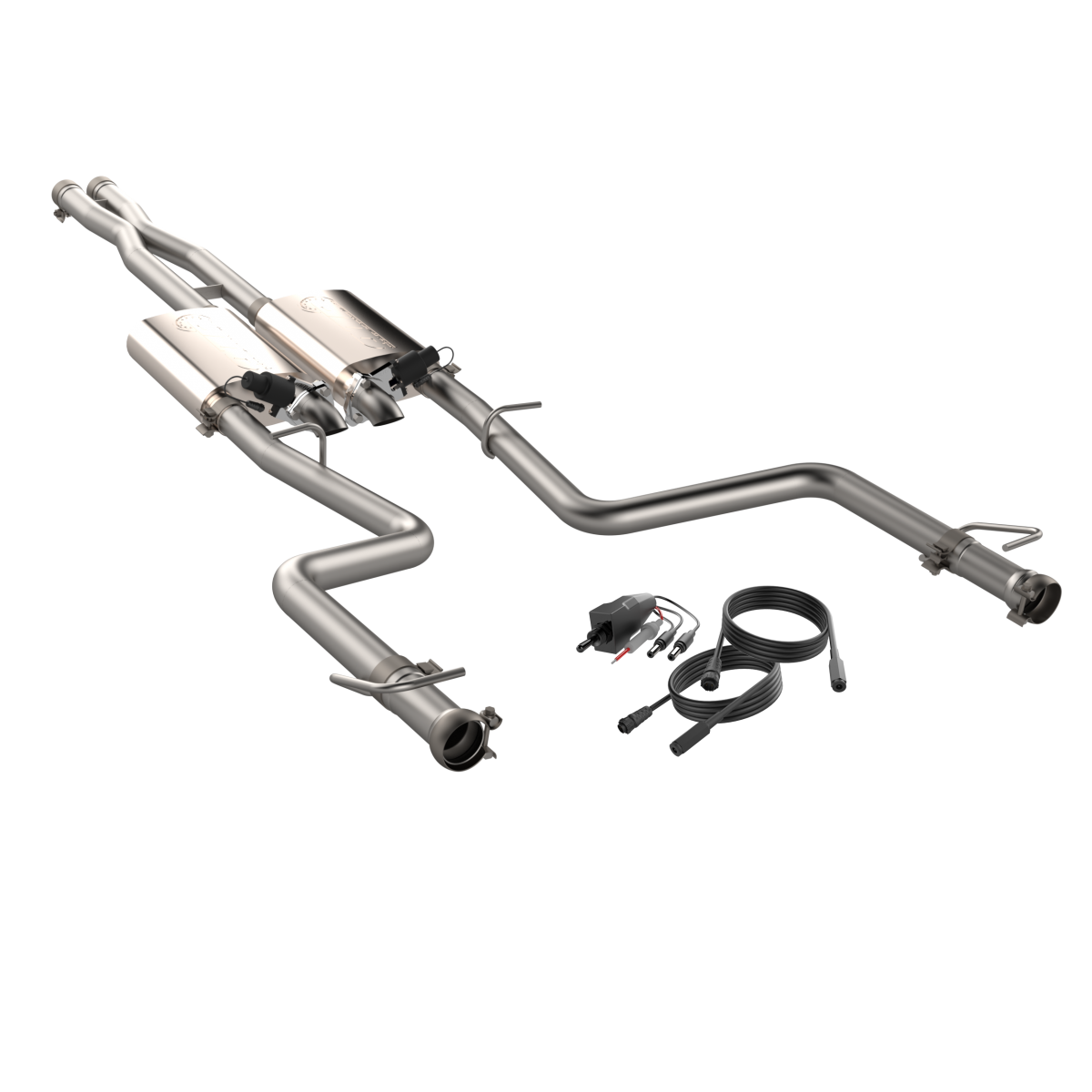 QTP® (15-23) Challenger R/T 304SS 3" Screamer Valvetronic Cat-Back System