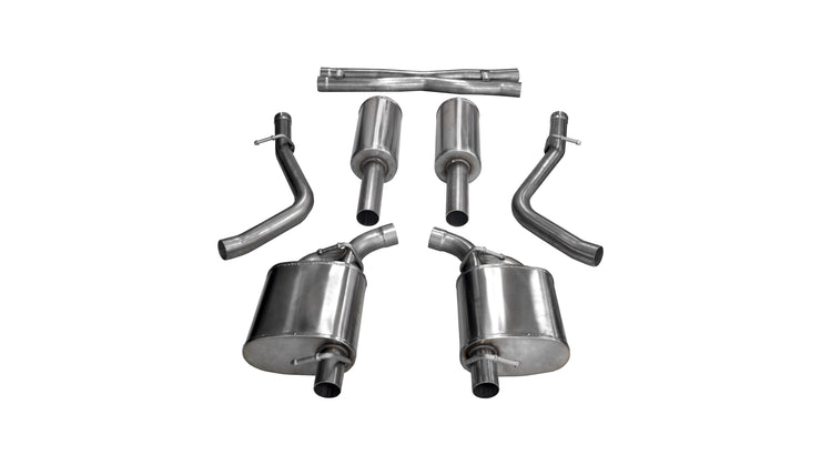 Corsa® (15-21) 300/Charger V6 Sport 304SS 2.5" Cat-Back System without Tips - 10 Second Racing