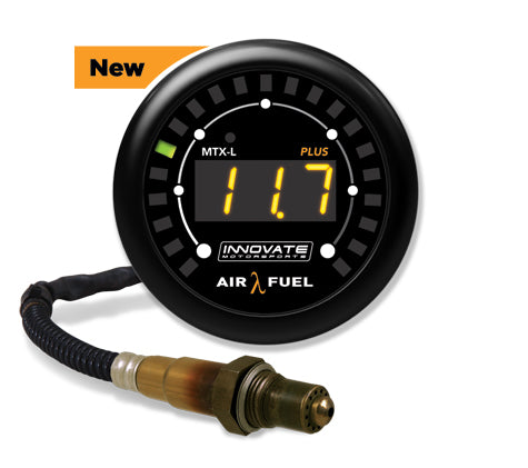 Innovate Motorsports® MTX-L PLUS Digital Wideband Air/Fuel Ratio Gauge - 10 Second Racing