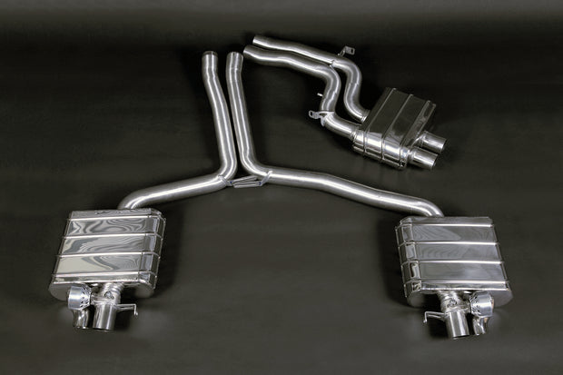 Capristo® (10-15) Audi RS5 ECE Valved Exhaust with Middle Silencer Pipes