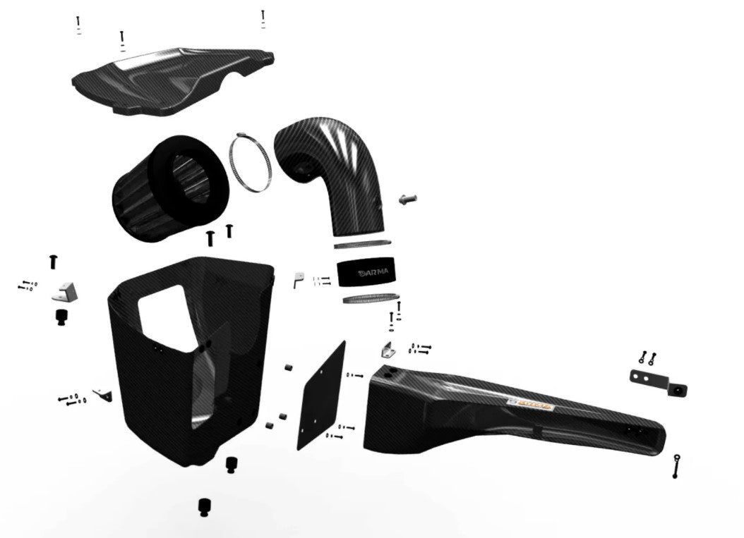 ArmaSpeed® (16-21) Audi A4 Carbon Fiber Air Intake System