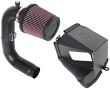 K & N ® (18-21) WRX 69 Series Typhoon Aluminum Black Cold Air Intake System with Red Filter