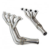 Kooks® (14-19) Corvette C7 304SS 1-7/8" x 2" x 3" Long Tube Headers with Green Catted 3" x 2-3/4" X-Pipe