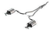 Borla® (19-23) Mustang EcoBoost 304SS 2.25" S-Type Cat-Back System with AEV