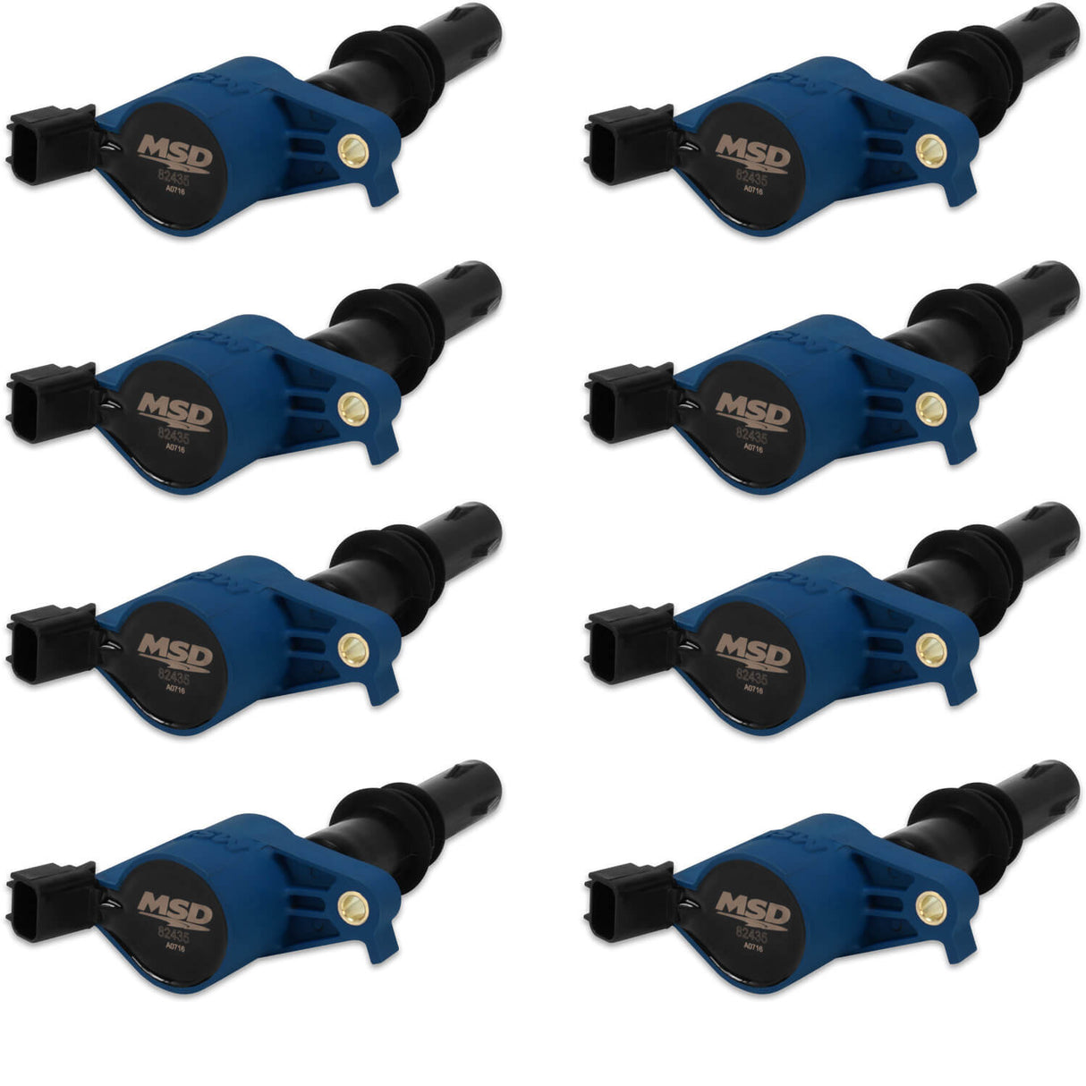 MSD IGNITION COIL 2004-2008 FORD 4.6L/5.4L 3-VALVE ENGINES, BLUE, 8-PACK