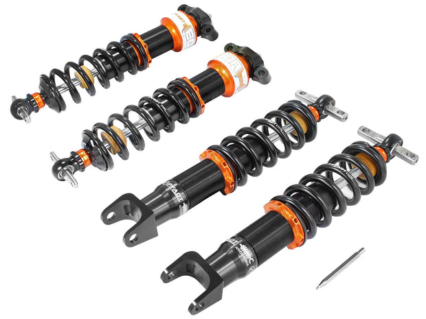aFe® 430-401004-N - 0"-2" x 0"-2" Control PFADT Series Front and Rear Lowering Street and Track Coilover Kit 