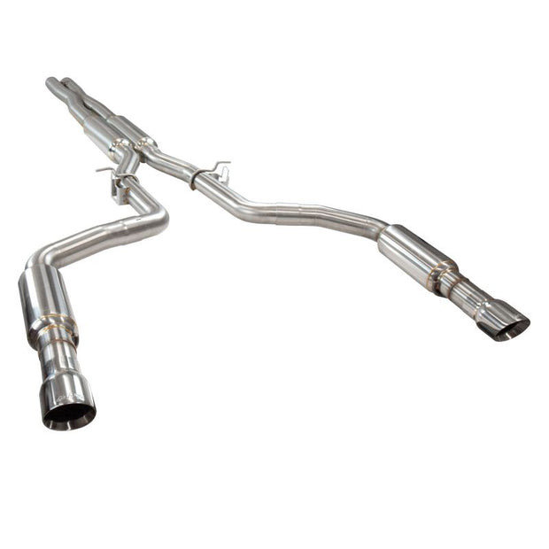 Kooks® (15-21) Charger SRT 304SS 3" Cat-Back Exhaust System with Split Rear Exit - 10 Second Racing