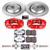 Power Stop® (05-23) Mopar SRT 1-Click Z26 Street Warrior Rear Brake Kit with Powder Coated Calipers (4/6-Piston Front Calipers)