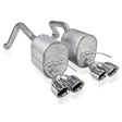 Stainless Works® C609CBQUAD - (09-13) Corvette C6 2.5" Axle-Back Exhaust 