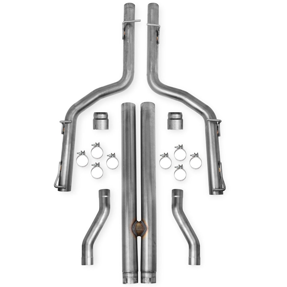 DiabloSport® (08-14) Challenger SRT BlackHeart™ 304 SS Cat-Back Exhaust System with Split Rear Exit 