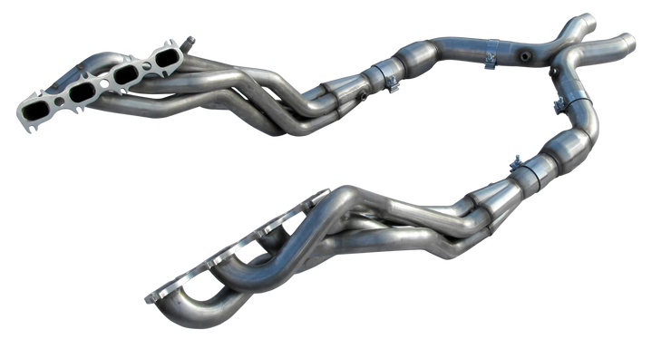 American Racing Headers® (07-10) GT500 304SS 3" Long Tube Headers with Mid-Pipes