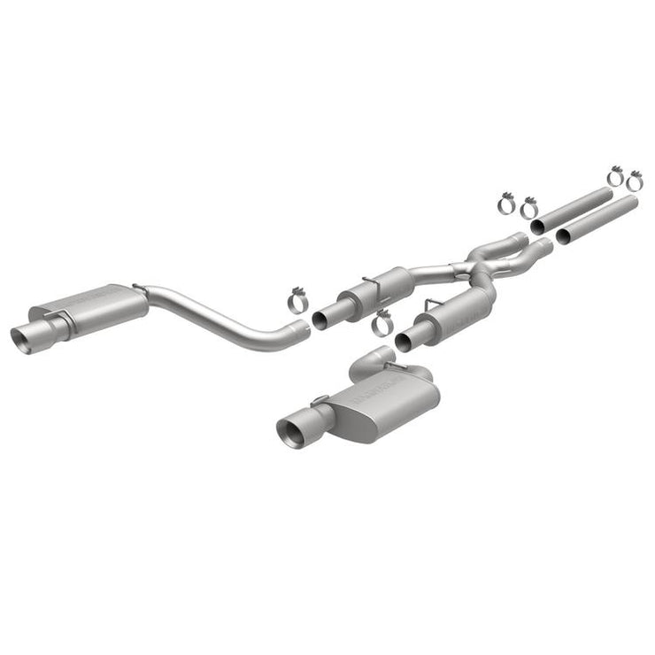 Magnaflow® (12-14) Charger SRT8 Street Series™ 409SS Cat-Back Exhaust System with Split Rear Exit - 10 Second Racing