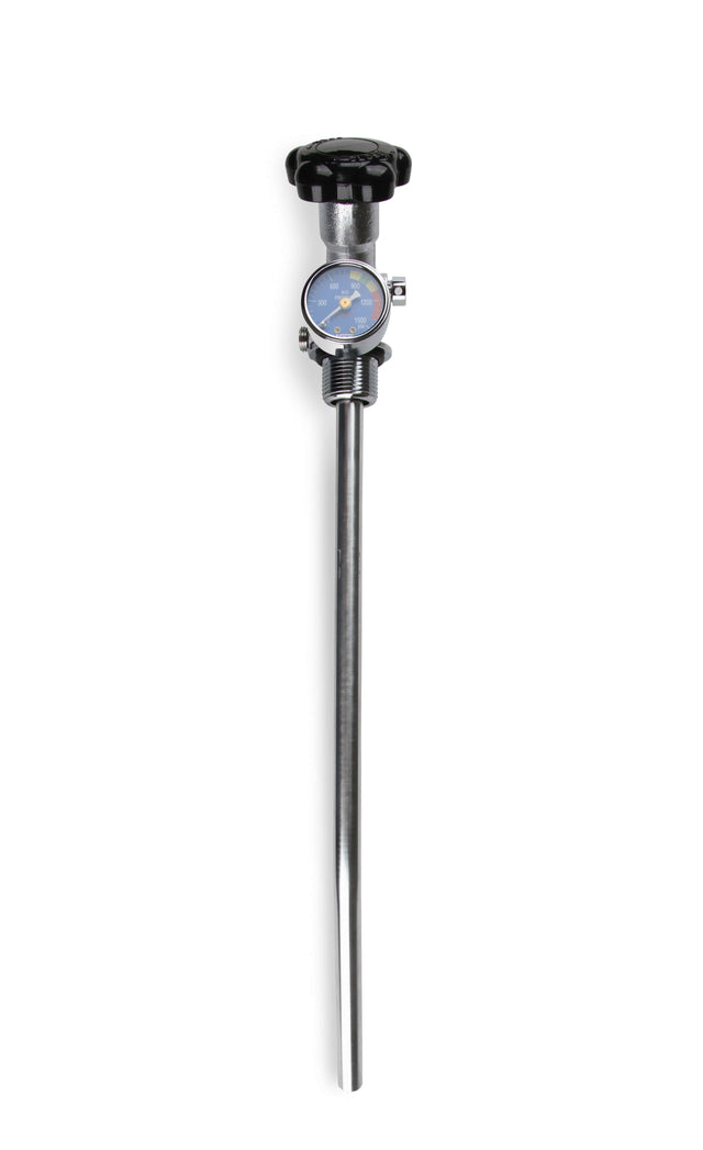 NOS® 10 LB. BOTTLE SUPER HI-FLOW VALVE ASSEMBLY WITH SIPHON TUBE & GAUGE - 10 Second Racing
