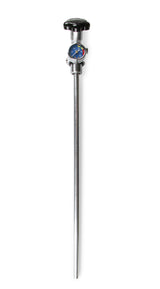 NOS® 15LB. & 20 LB. BOTTLE SUPER HI-FLOW VALVE ASSEMBLY WITH SIPHON TUBE AND BLUE GAUGE - 10 Second Racing