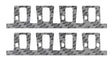 Mr. Gasket® (08-15) GM LS3 GEN IV Ultra-Seal Intake Manifold Gaskets - 10 Second Racing