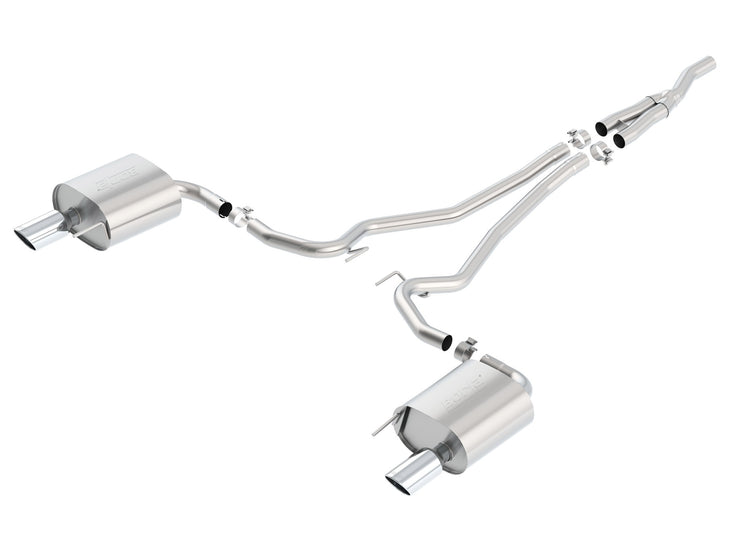 Borla® (15-22) Mustang EcoBoost S-Type 2.25" 304SS Cat-Back System - 10 Second Racing