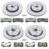 Power Stop® (12-23) WK2 SRT 1-Click Street Warrior Z26 Drilled/Slotted Brake Kit