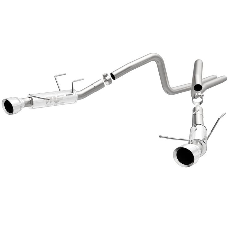 Magnaflow® 2014 Mustang V6 409SS Cat-Back Exhaust System with Split Rear Exit - 10 Second Racing