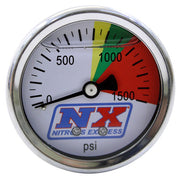 Nitrous Express® Nitrous Pressure Gauge Only (0-1500 PSI) - 10 Second Racing
