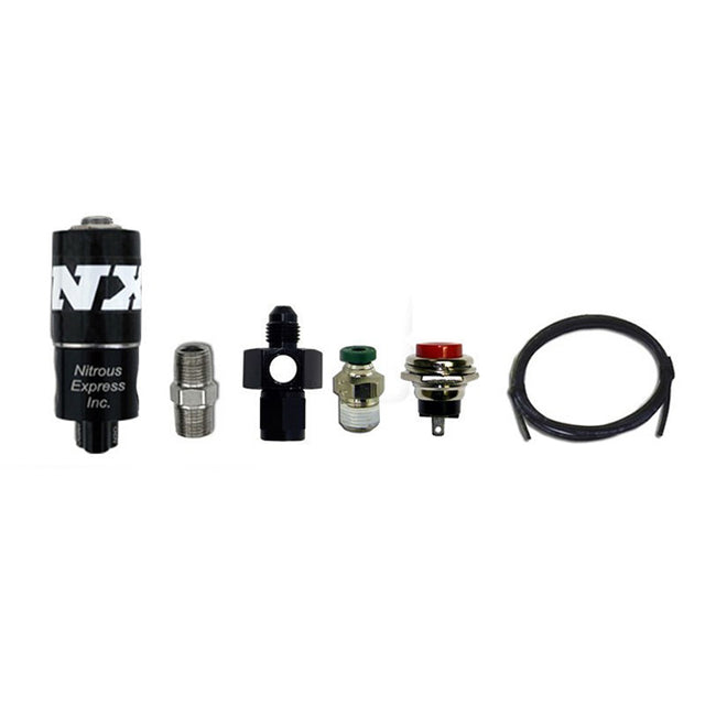 Nitrous Express® Nitrous Purge Valve With Poly Line (4AN) - 10 Second Racing