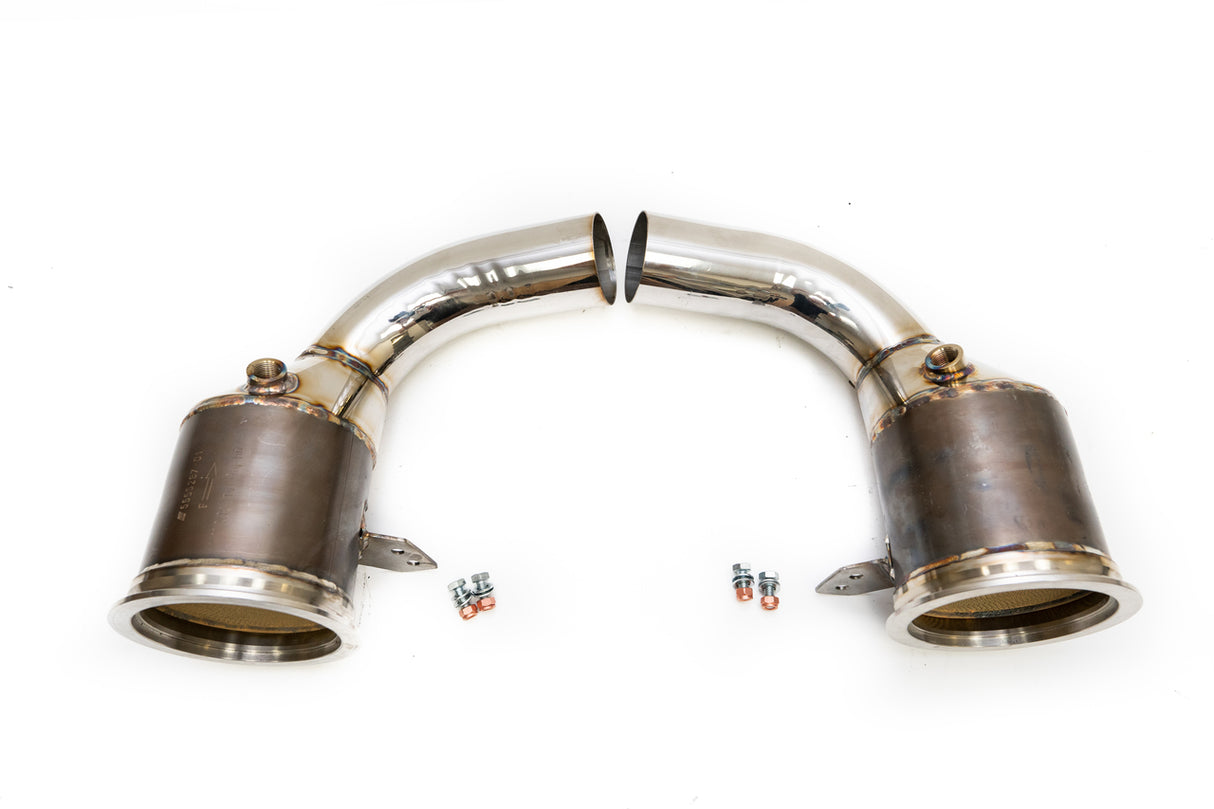 FabSpeed® Porsche 992 Carrera Sport Catalytic Converters (2020+) 