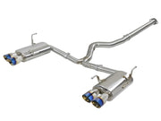 Takeda® 304 SS Cat-Back Exhaust System with Quad Rear Exit 