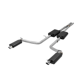 Flowmaster® 817741 - American Thunder™ Stainless Steel Cat-Back Exhaust System with Split Rear Exit 