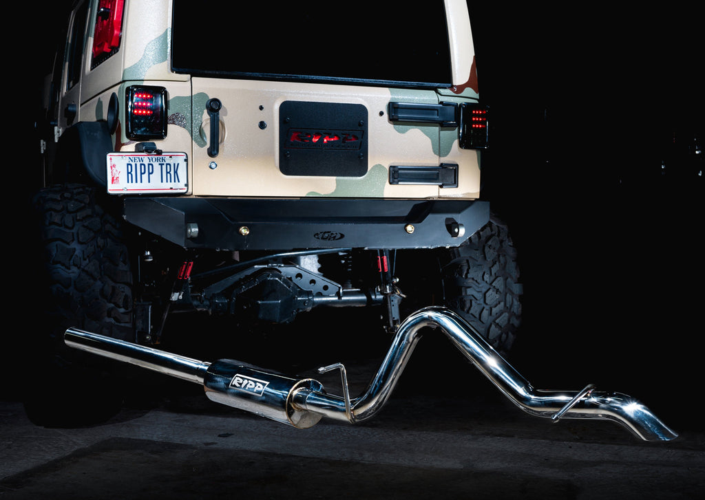 RIPP® (07-18) Wrangler JK 3" 304SS Cat-Back Exhaust System