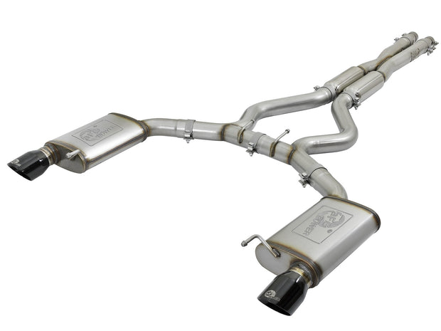 aFe® Mach Force XP™ Stainless Steel Sport Toned Cat-Back Exhaust System with Split Rear Exit 