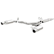 Magnaflow® (15-17) Mustang GT Street Series™ 409SS Cat-Back Exhaust with Split Rear Exit - 10 Second Racing