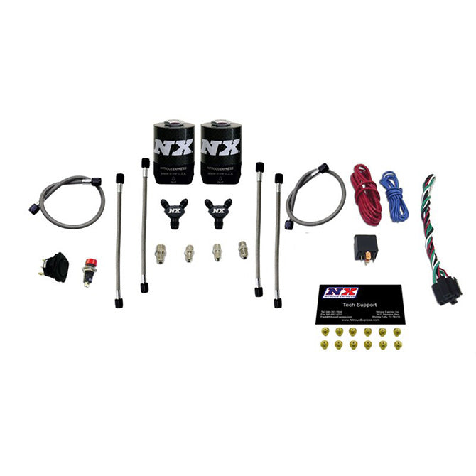 Nitrous Express® (05-15) GM LS Dual Stage Upgrade For Dual Stage Throttle Body Plates - 10 Second Racing