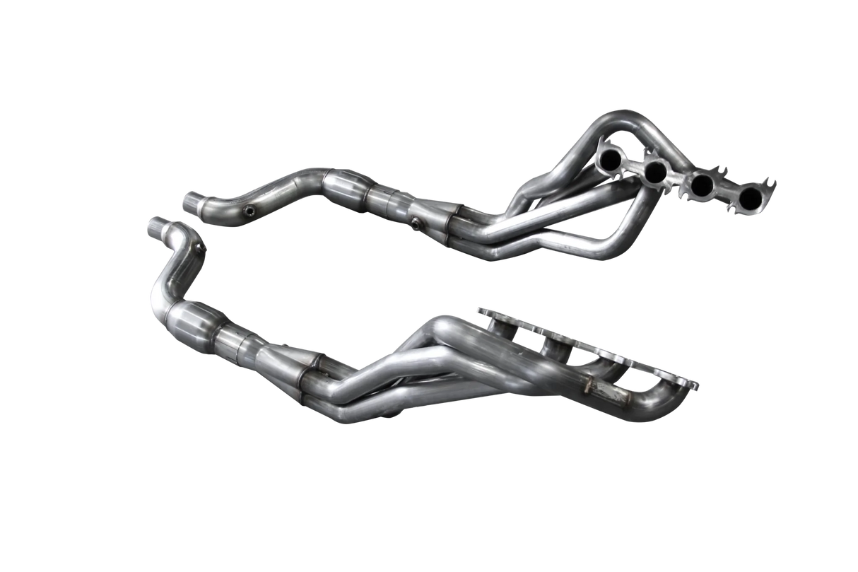 American Racing Headers® (15-23) Mustang GT 'Stock Connect' 304SS Long Tube Headers with Mid-Pipes