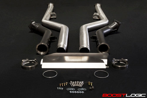 Boost Logic® (11-17) AMG CLS63/E63 3" 304SS Downpipe & Mid-Pipe Kit