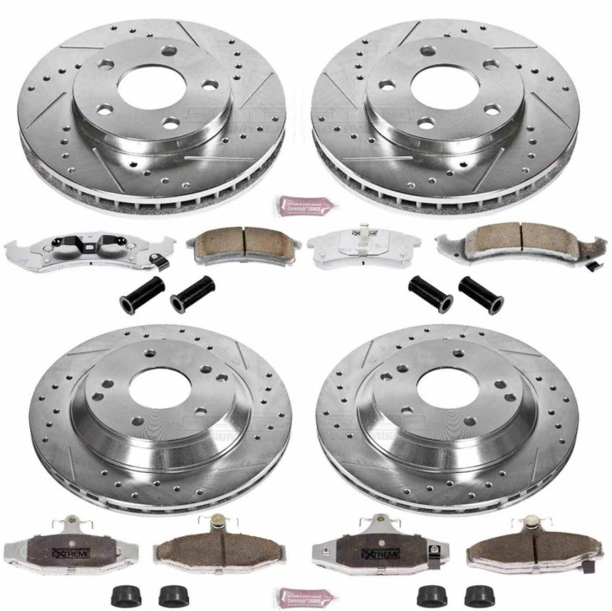 Power Stop® (94-97) Camaro/Firebird Z26 Street Warrior Brake Kit - 10 Second Racing