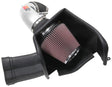 K&N® 69-3540TP - 69 Series Typhoon Aluminum Silver Cold Air Intake System 